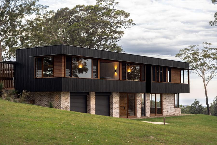 The two storey wing in late light